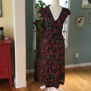 Gap wildflower wrap dress